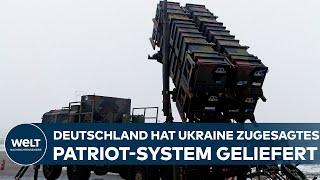 UKRAINE-KRIEG Deutschland hat das zugesagte Patriot-Luftabwehrsystem geliefert