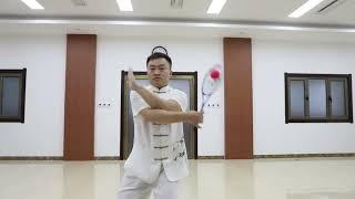 1 - 5 paragraph complete demo  42 Forms Tai Chi Softball Rouliqiu teaching and demo