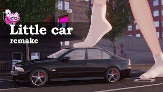 Little car Giantess animation