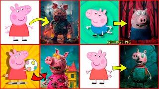 PEPPA PIG as ZOMBIES - All Characters Compilation