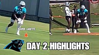Carolina Panthers ROOKIE Minicamp Highlights DAY 2 Coaches ALLOWS Xavier Legette to run DB DRILLS 