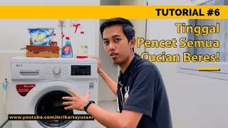 Tutorial Menggunakan Mesin Cuci Front LoadingBukaan Depan Dari LG Direct Drive 7 Kg