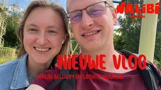 Nieuwe vlog Walibi Belgium + update bouw Aqualibi en we testen de nieuwe familie attractie uit 