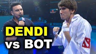 DENDI 1v1 vs BOT AI - TI7 DOTA 2