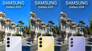 Samsung Galaxy A55 Vs Samsung Galaxy A35 Vs Samsung Galaxy A54 Camera Comparison