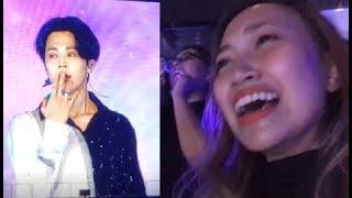 LIVE ARMY REACTION to Serendipity Jimin - BTS Rose Bowl LA Day 1