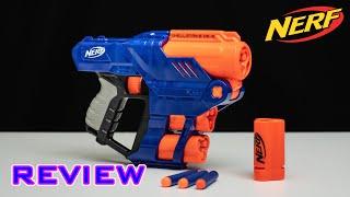 REVIEW Nerf Elite Shellstrike DS-6  SHOTGUN PISTOL?