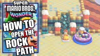 Super Mario Bros Wonder – How to Open the Rock Path in Sunbaked Desert