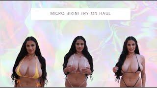 Amazon Micro Bikini Try On Haul  HawaiianGirlSofia