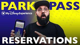 My Disney Experience Tutorial How To Make A Disney park Pass Reservation EASY