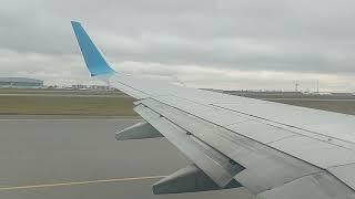 Взлет из аэропорта Внуково 21.10.2023 Boeing 737-8LJ Pobeda DP859 RA-73243 VP-BQR