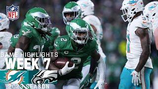 Miami Dolphins vs. Philadelphia Eagles  2023 Week 7 Game Highlights