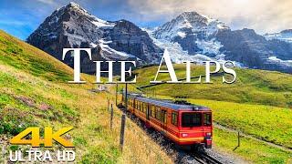 The Alps 4K - Scenic Relaxation Film With Calming Music  Scenic Film