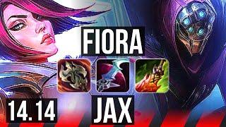 FIORA vs JAX TOP  1525 1000+ games Legendary 41k DMG  NA Diamond  14.14