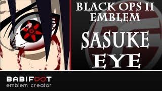 COD Black Ops 2 Emblem Tutorial - Sasuke Eye Mangekyu Sharingan