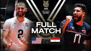  USA vs  EGY - Paris 2024 Olympic Qualification Tournament  Full Match - Volleyball