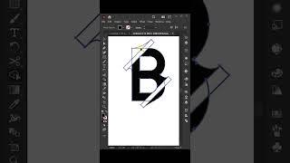 BR logo design in illustrator #shorts #illustrator #short