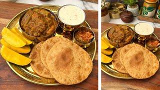 Adra Thali Recipe  Dal Puri  Aloo Parwal Ki Sabzi  Lunch Thali  Veg Thali