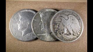 Walking Liberty & More Silver Plus an eBay Pickup - Coin Roll Hunting Half Dollars