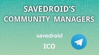 Community Managers - savedroid ICO