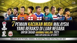 TERBARU 7 Pemain kacukan muda Malaysia perlu diserap ke skuad Harimau Malaya 2023