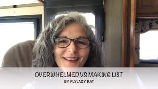 OVERWHELMED VS MAKING LIST  ROUTINES & ZONES - LEARN THE FLYLADY CLEANING SYSTEM WITH FLYLADY KAT