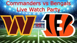 Commanders vs Bengals Live Play by Play and Reaction