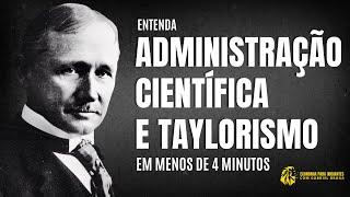 Teoria da ADMINISTRAÇÃO CIENTÍFICA  TAYLORISMO  Frederick TAYLOR