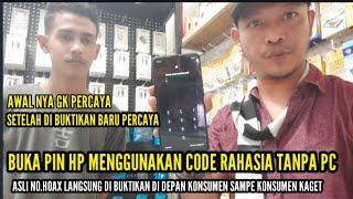 Cara buka pin hp Android Menggunakan Code Rahasia Sampe Konsumen Kaget