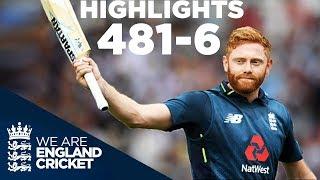 England Smash World Record 481-6  England v Australia 3rd ODI 2018 - Highlights