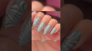 Easy water marble nail art for beginners at home #shorts #nailart #naildesign #youtubeshorts