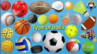 Ball Vocabulary  Types Of Balls  Different Types Of Ball  Easy English Learning Process