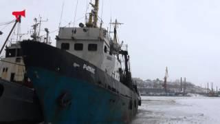 Ржавая флотилия в порту Диомид