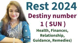 How will be your Rest of 2024? Full Detailed  Tarot Card Reading for Destiny Number 1