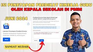 Cara Isi Penetapan Predikat Kinerja Guru Oleh Kepala Sekolah Di PMM