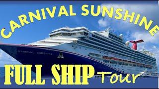 Carnival Sunshine Ship Tour   A Full Deck by Deck Tour