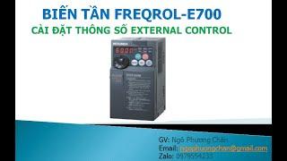 Cài đặt Biến Tần Mitsubishi FREQROL-E700