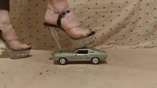 Giantess crush toy car - Shelby GT 500 KR