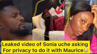 Leaked video of Sonia uche asking for privacy to do it with Maurice Sam #mauricesamtv #soniauche