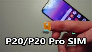 Huawei P20 Pro SIM Card How to Insert or Remove