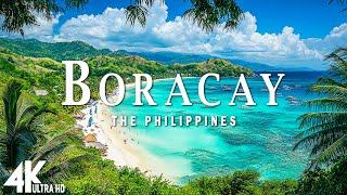 BORACAY 4K UHD • Soaring Above Pristine Beaches Turquoise Waters and Relaxing Island Vibes