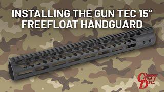 How to Install the GunTec 15 Free-Float M-LOK AR-15 Handguard