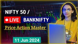 Live  11 Jun  Nifty & Banknifty Live Chart Reading   #livetrading #trading #balrajtradingtech