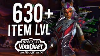 How To Gear Up To 630+ iLvL In Season 1 Of War Within  World Of Warcraft