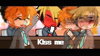  Kiss me HAIKYUUmemeAu.AtsuHina