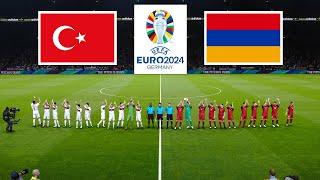 Turkey vs Armenia ● UEFA Euro 2024 Qualification  8 September 2023 Gameplay