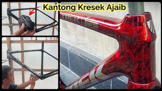 Busyet.. Sepeda Harga 75 Juta di Cat pakai Kantong Kresek  Repaint Frame Trek Emonda SL6