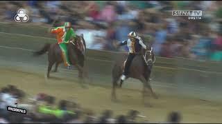 PALIO DI SIENA VINCE LA CONTRADA DELLA  LUPA 17-08-2024