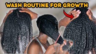 HOW I TREAT MY HAIR AFTER 2 MONTHS PROTECTIVE STYLE washday routine that grows my hair