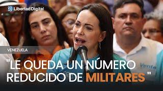 VENEZUELA  Corina Machado A Maduro solo le queda un número reducido de militares